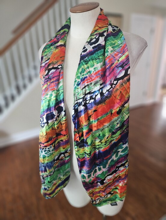 evolve Accessories - Evolve Colorful Vibrant Scarf